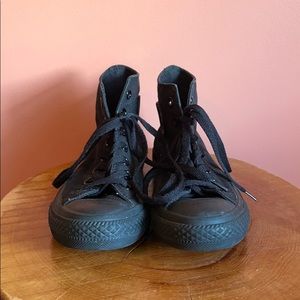 All black Converse